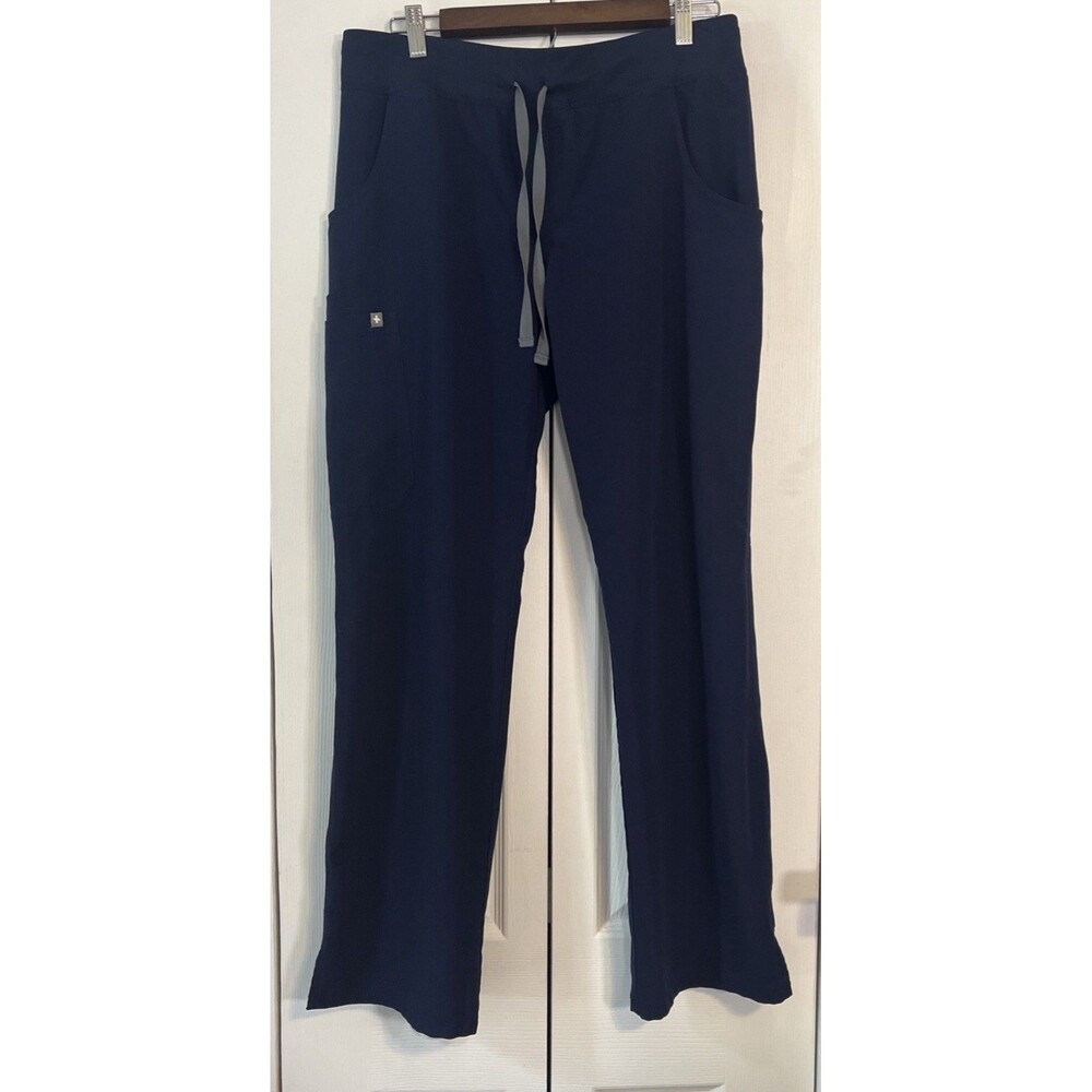 Figs Technical Women’s Navy Size Medium Scrub Pants Style # T21004 EUC